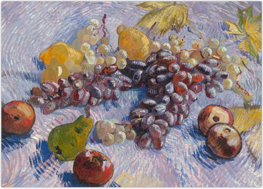 Tablou - Vincent van Gogh, Grapes, Lemons, Pears, and Apples, reproducere (70x50 cm)