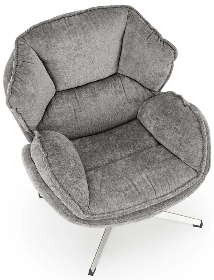 Fotoliu Hefty, gri