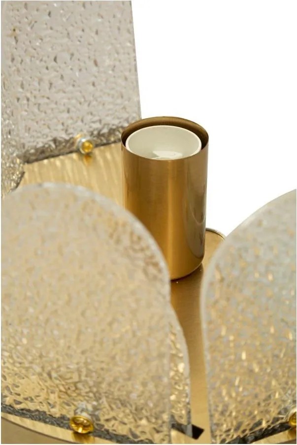 Aplică de perete aurie din sticlă Gris – Mauro Ferretti