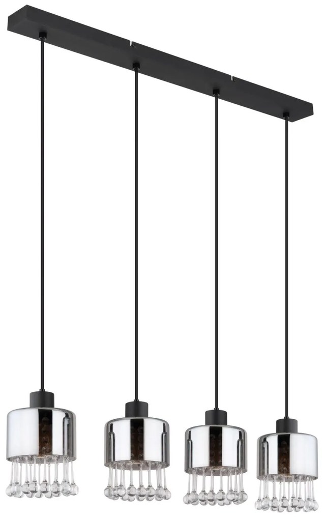 Lustra 4L design modern Hendry negru