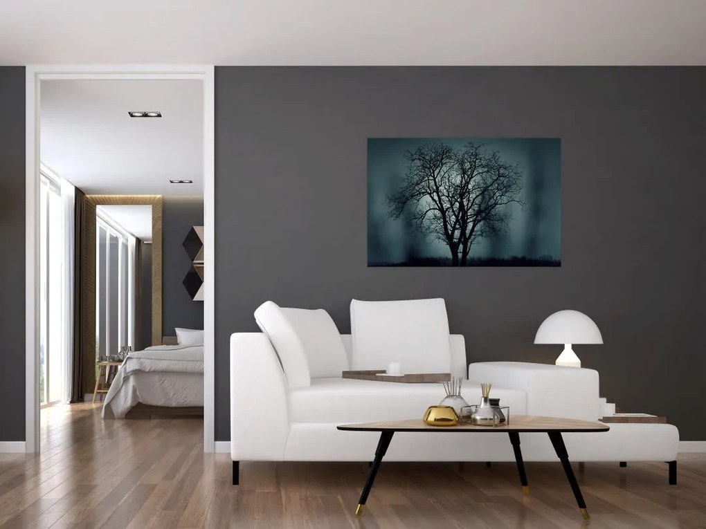 Tablou copaci în eclipsă (90x60 cm)