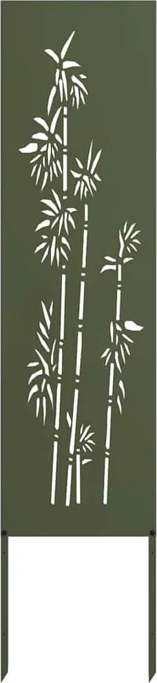 vidaXL Ecran de intimitate pentru grădină Olivengrønn 32 x 140 cm