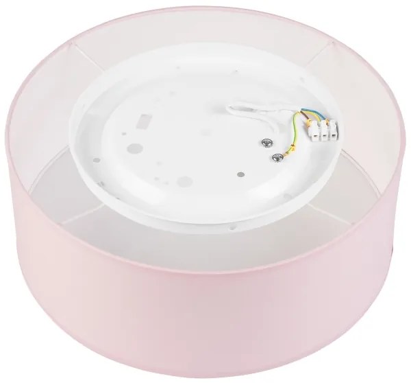 Plafonieră SIRJA PASTEL 1xE27/60W/230V d. 35 cm roz