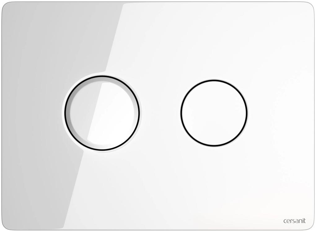 Cersanit Accento Circle buton de spălare pentru WC alb S97-055