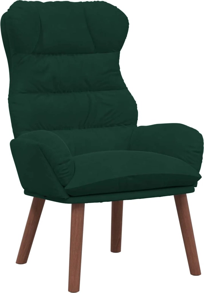 vidaXL fotoliu Verde închis 69 x 74 x 93 cm Catifea