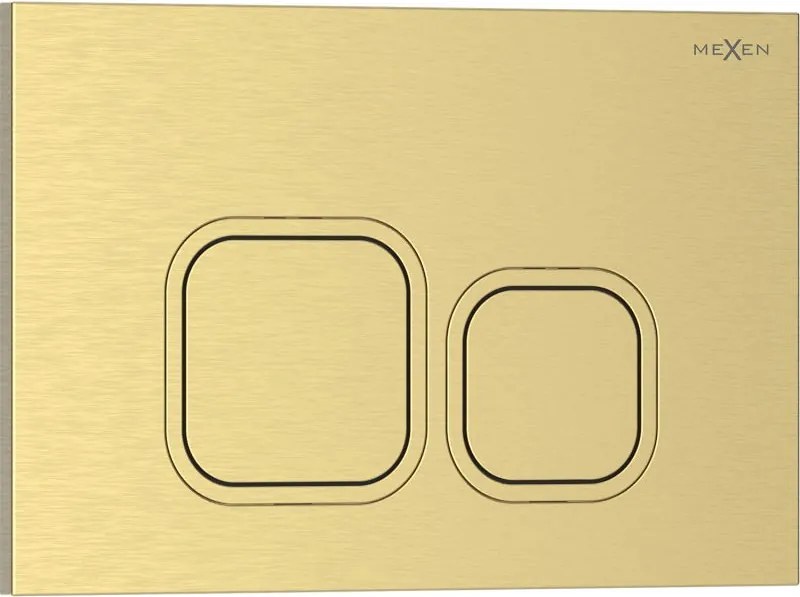 Mexen Tex 03 buton de spălare, auriu periat - 6103-11