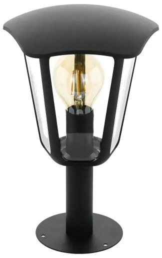 Eglo 98122 - Lampă exterior MONREALE 1xE27/60W/230V IP44 înălțime 335 negru