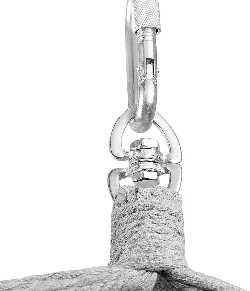 Scaun suspendat MANDY 170x100x150 cm, gri închis Detex