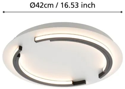 Plafonieră LED dimabilă ZAMPOTE LED/25W/230V d. 42 cm Eglo 900328