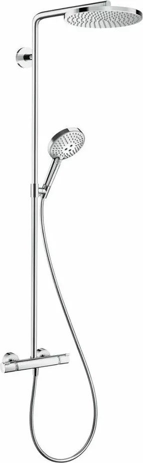 Coloana de dus cu baterie termostatata Hansgrohe Raindance Select S 240 cu 1 functie