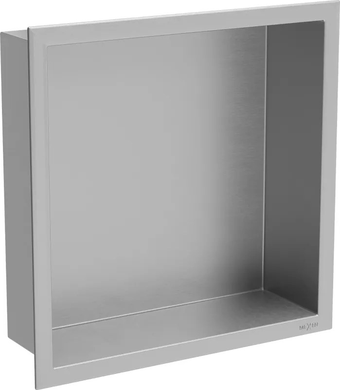 Mexen X-Wall-R raft de nișă cu flanșă 30 x 30 cm, inox - 1910303010