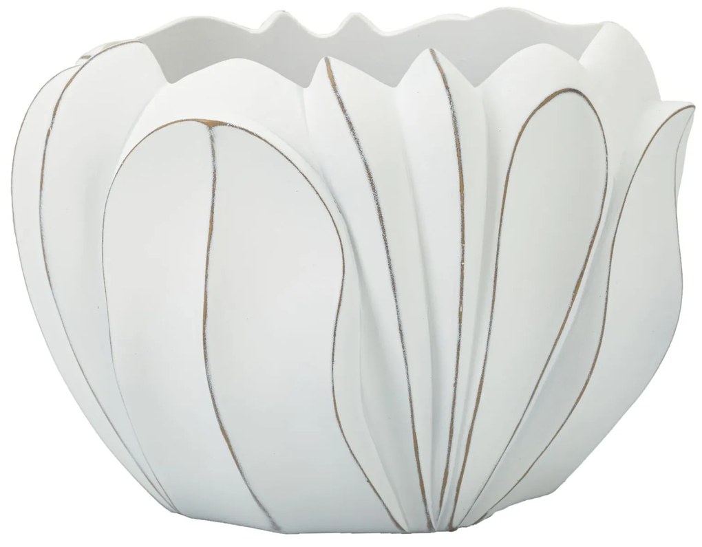 Mauro Ferretti Cachepot Gardy, Dimensiuni: Ø 34,5X23,5 cm. | Aosom Romania