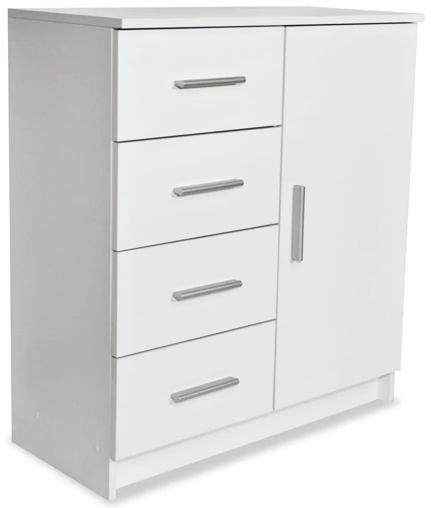 244896 vidaXL Bufet din PAL 79 x 35 x 88 cm, alb