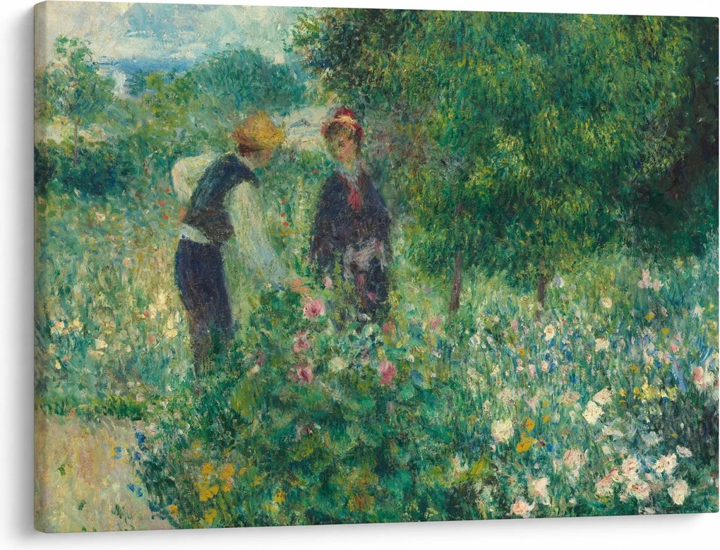 Tablou - Auguste Renoir, Picking Flowers, reproducere (70x50 cm)