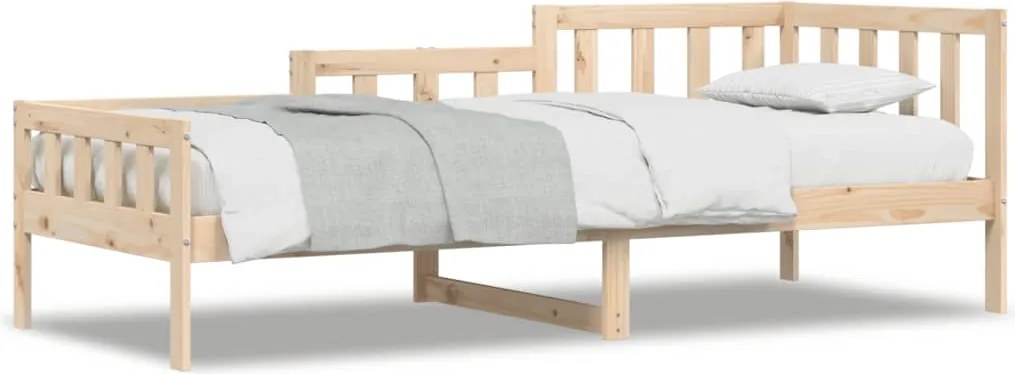 vidaXL Pat de zi fără saltea, 90x190 cm, lemn masiv de pin