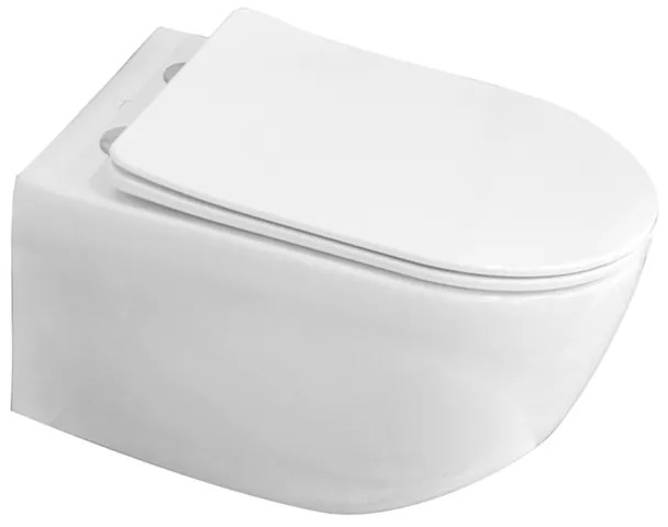 Capac WC alb soft close si quick release, Fluminia Minerva