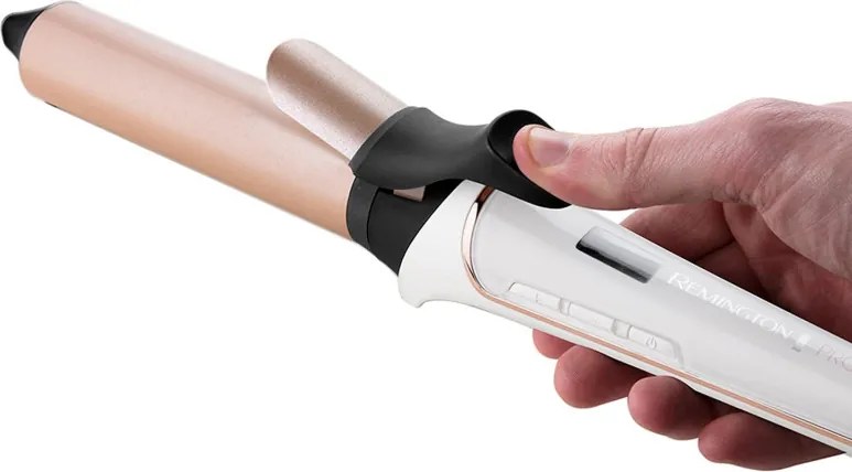 Ondulator de par Remington PROluxe CI9132, Ceramica, 32 mm, 210 C, functie PRO +, 10 temp. niveluri, Golden