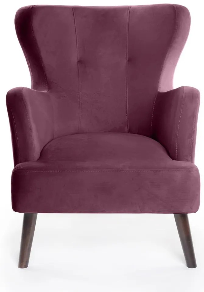 Fotoliu mov wing cu tapițerie din catifea Noemye – Bonami Selection