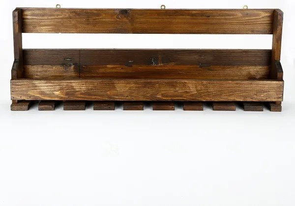 Etajeră de perete 28x102 cm maro molid