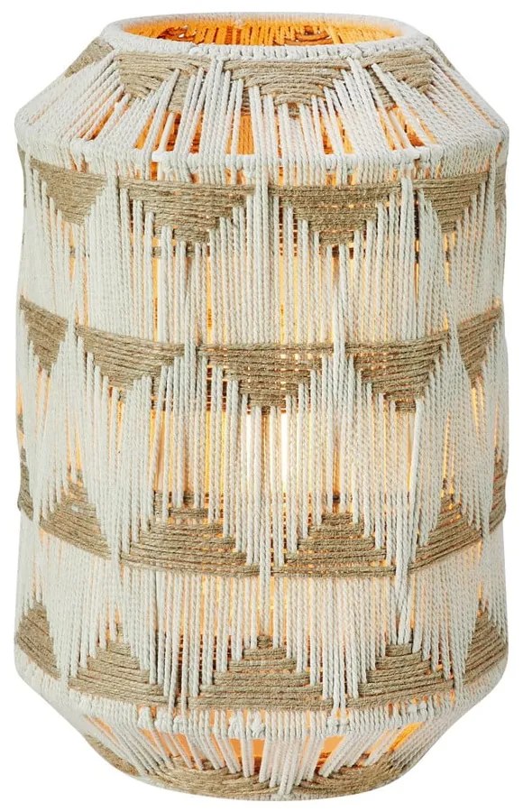 Veioză în culoare naturală cu abajur textil/cu abajur din iută (înălțime 35 cm) Ano – Markslöjd