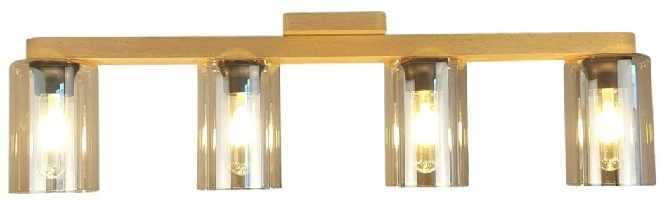 Plafoniera clasica fabricata manual SIENA YELLOW