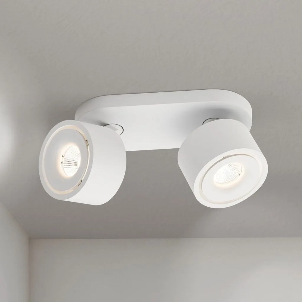 Plafoniera cu 2 Spoturi LED directionabile SPECTER alba
