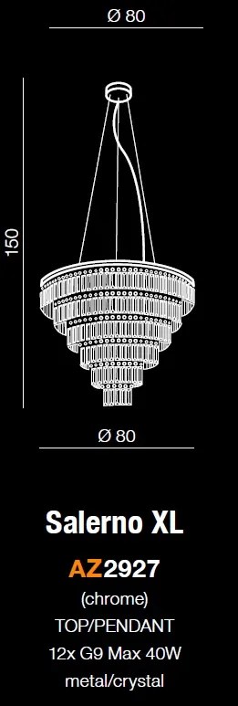 Lustra moderna design elegant SALERNO XL
