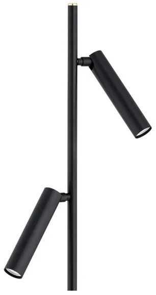 Lampadar TORRE 2xG9/6W/230V negru Argon 7082