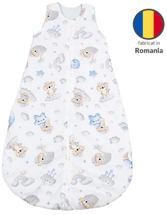 Sac de dormit copii 6-24 luni Kidizi Koala Dreams Blue, 1 tog
