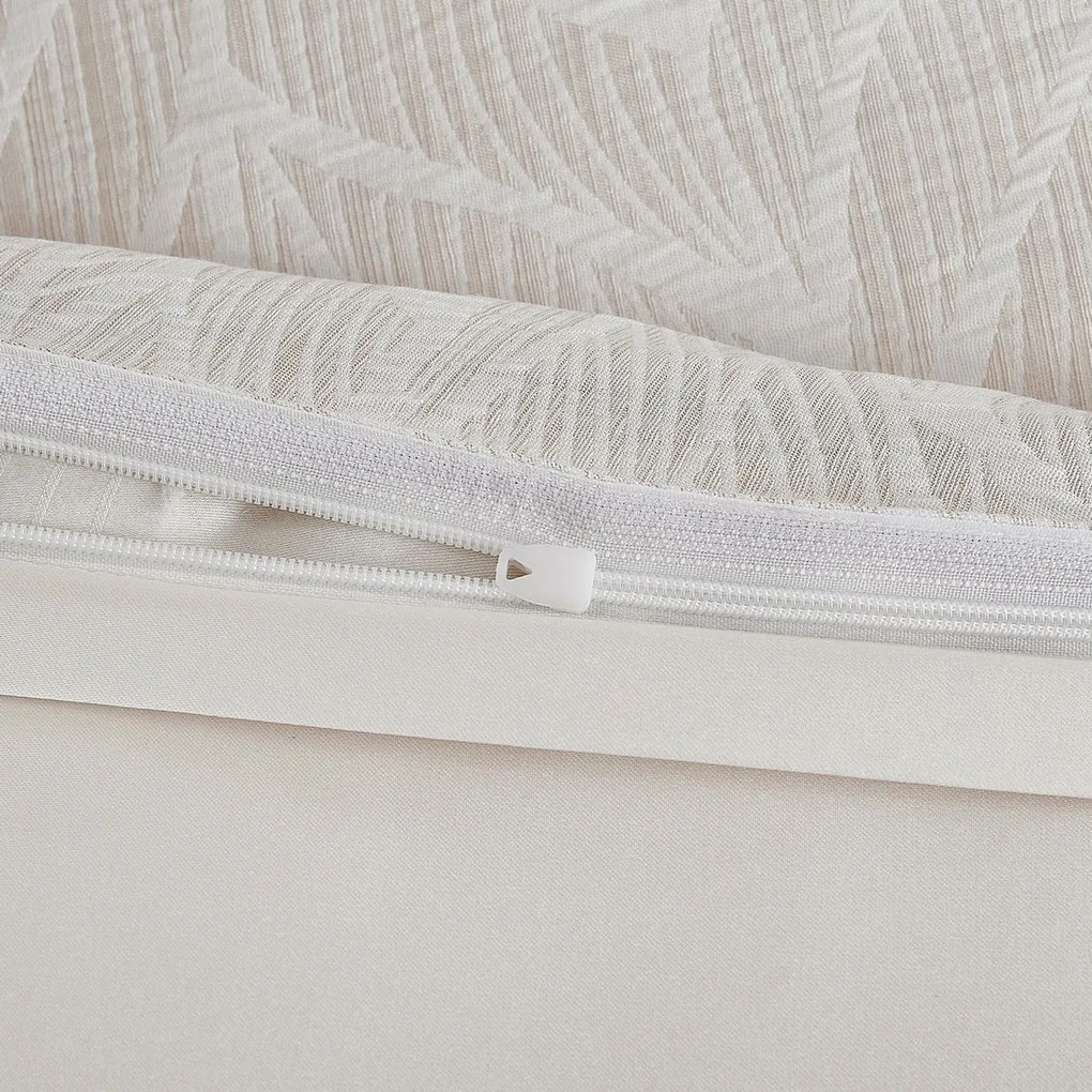 Lenjerie de pat din jacard Florida bej, 140 x 200cm, 70 x 90 cm