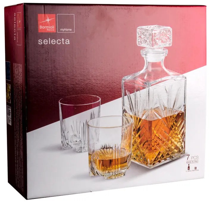 Set de carafă și pahare pentru Whisky BORM