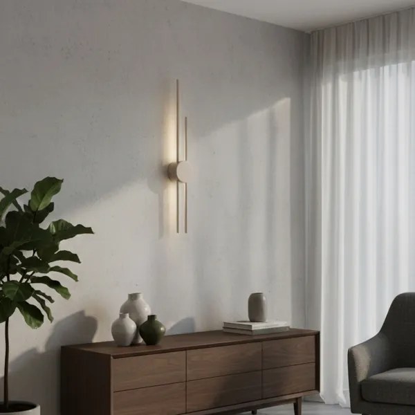 Aplica LED de perete LANA/15W/230V 4000K, bej