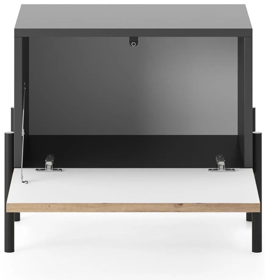 Noptieră Lamellito L4  (negru + stejar). 1098821