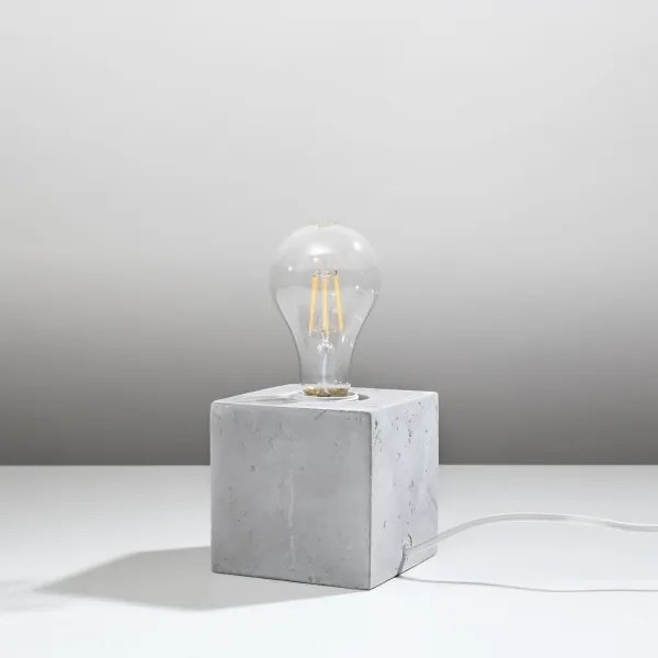 Lampă de masă ABEL 1xE27/15W/230V beton