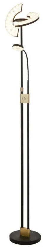 Lampadar LED, Lampa de podea design modern Gio, negru EU1024MBSB SRT