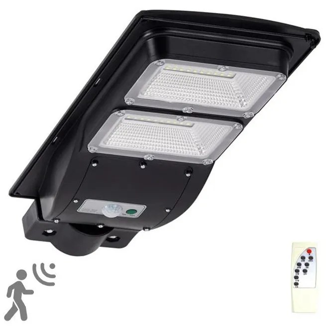 Lampă stradală solară LED STREET 2xLED/6W/3,2V IP65 cu senzor și DO