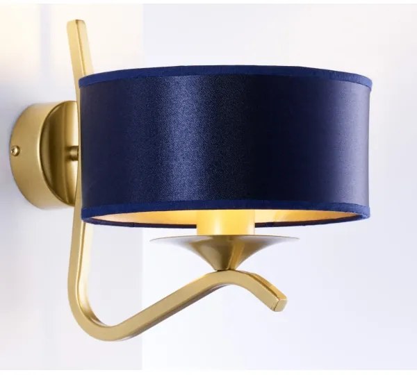 Jupiter 2115 - Aplică de perete KASZMIR 1xE27/15W/230V albastru/auriu