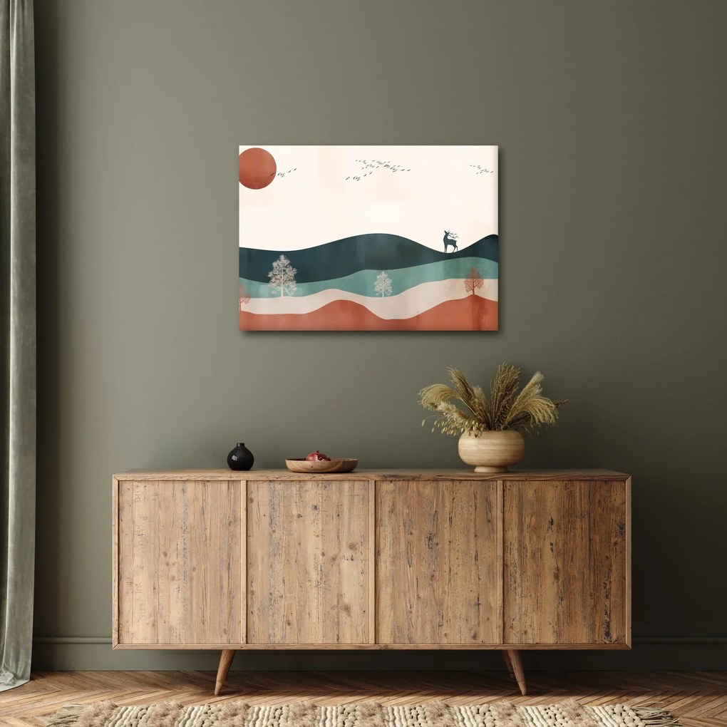 Tablou - Peisaj ilustrat (70x50 cm)