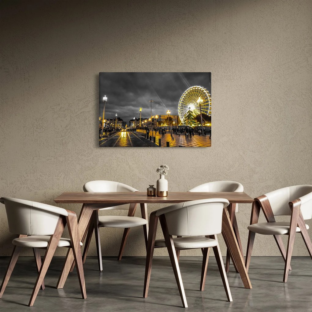 Tablou carusel în amurg (90x60 cm)