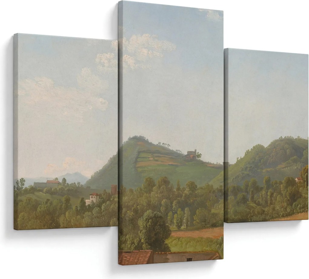 Tablou - Simon Denis, View Near Naples, reproducere (90x60 cm)