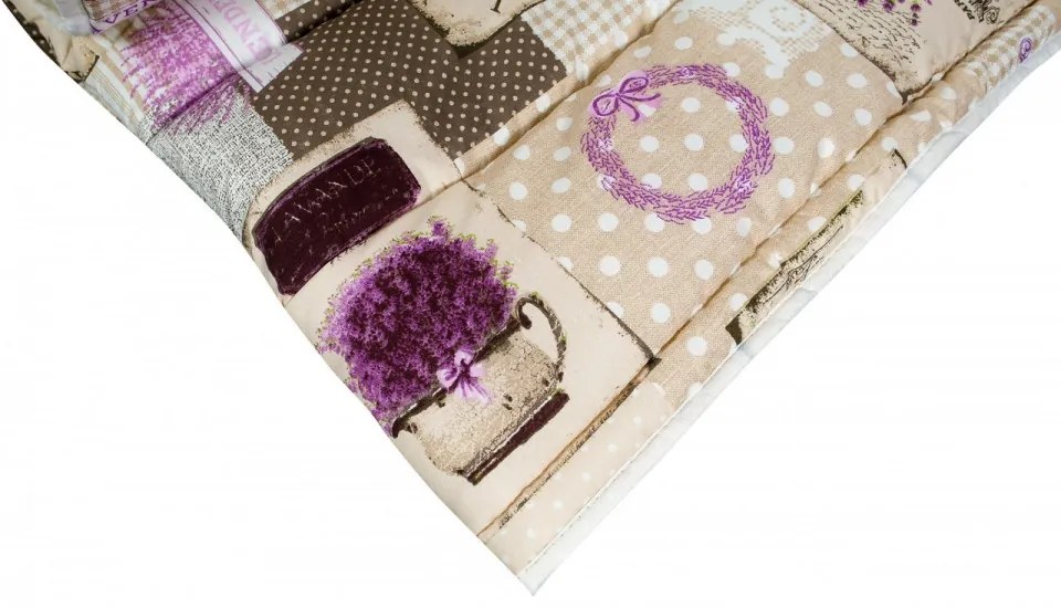 Pilota Alcam Lavanda microfibra matlasata 250gr/mp, 140x200 cm