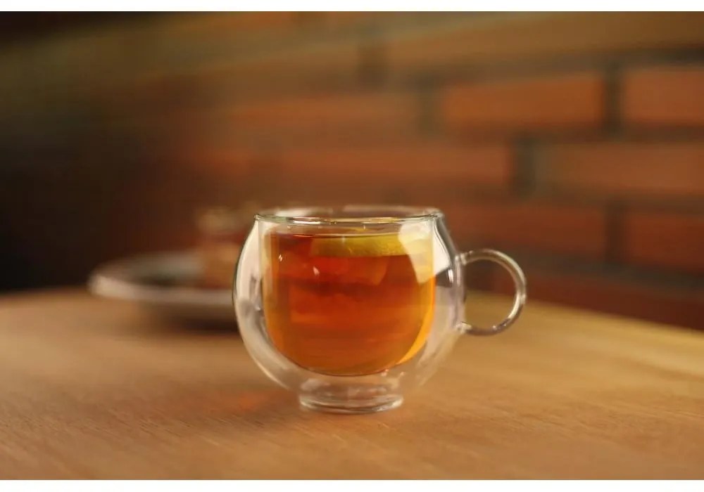 Ceașcă cu perete dublu Vialli Design Amo, 220 ml