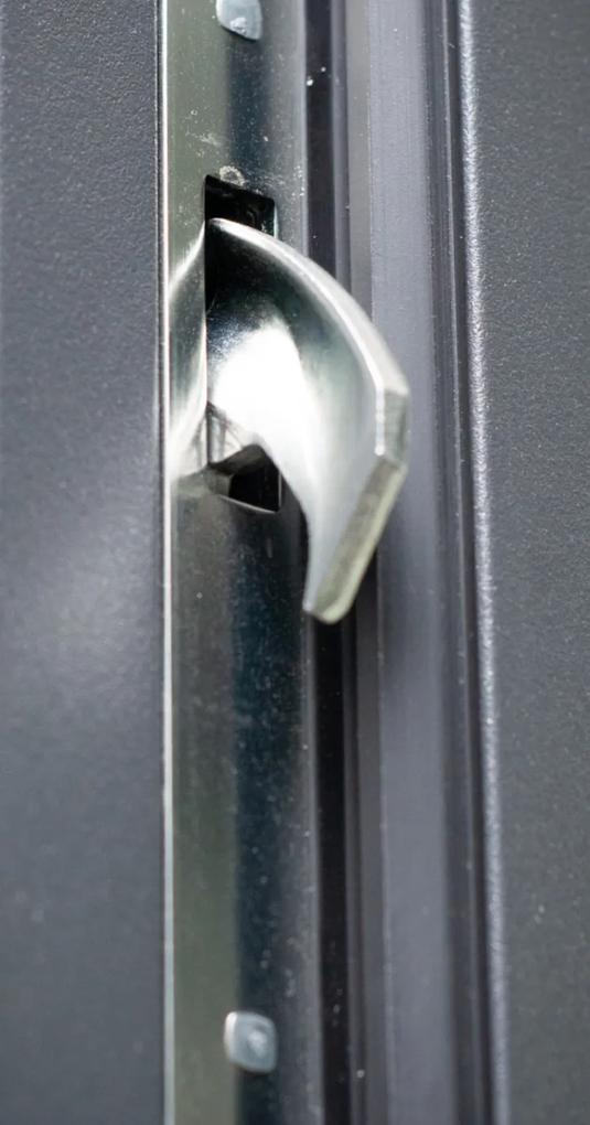 Usa Metalica de intrare in casa Turenwerke DS92 cu luminator lateral dublu Gri Antracit, DS92-07, 1820 X 2120