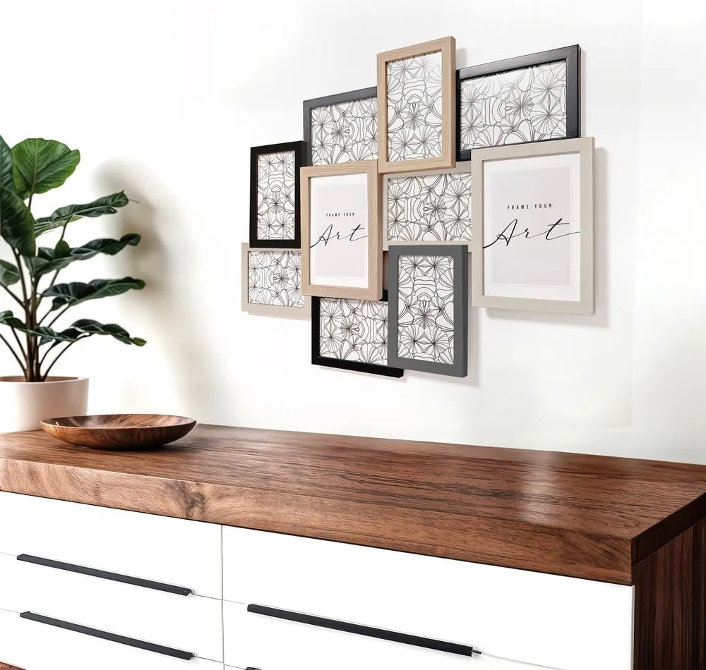 Ramă foto de agățat 58x46 cm Multicolor – knor