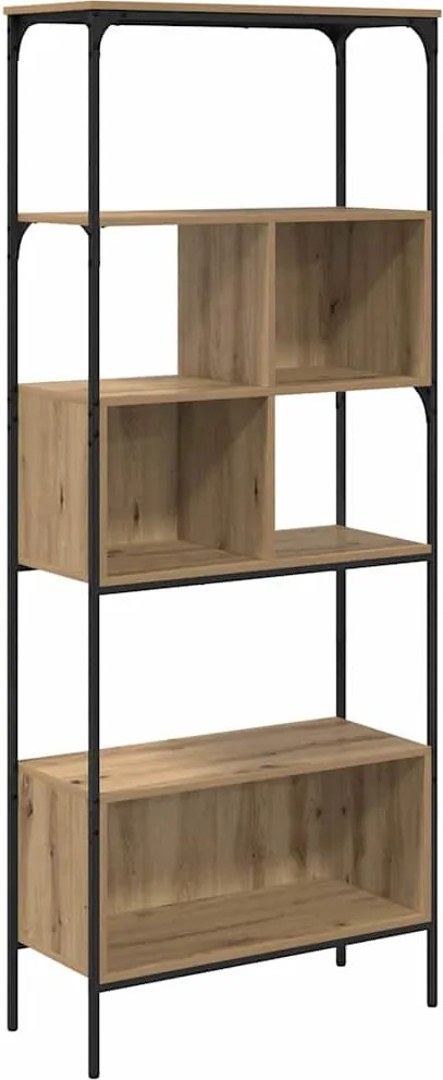 vidaXL Bibliotecă Stejar Artizanal 76 x 33 x 188,5 cm Lemn compozit