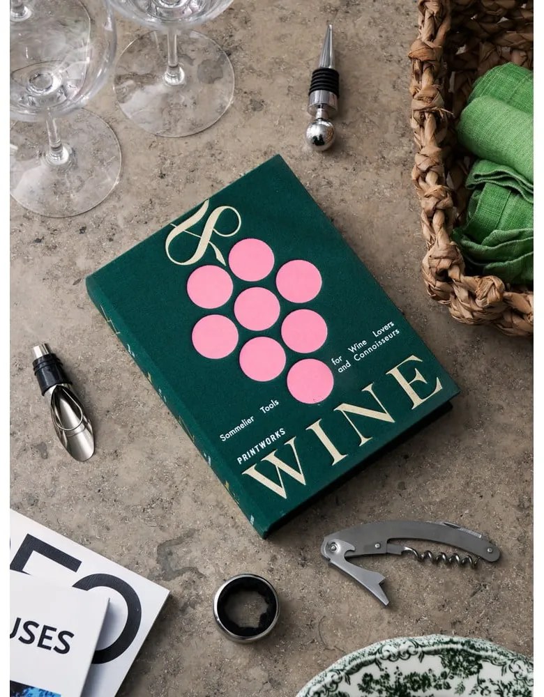 Set de accesorii pentru vin din oțel inoxidabil The Essentials Wine Tools – Printworks