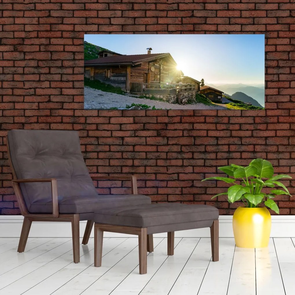 Tablou - Dimineața în Alpi Tirol (120x50 cm)