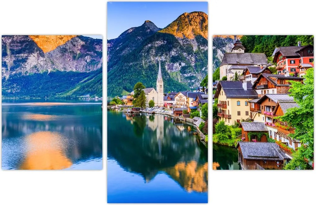 Tablou - Sat alpin (90x60 cm)