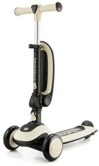 KINDERKRAFT - Trotinetă 2în1 pentru copii HALLEY Stone white