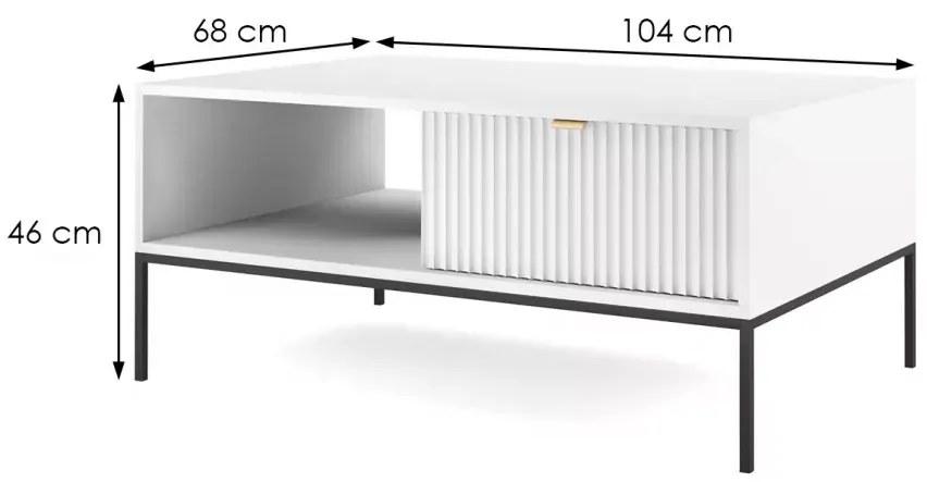 Masuta de cafea alba, NOVA L104